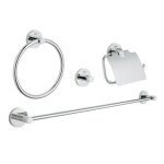 Set accessoires salle de bain haut de gamme grohe essentials