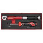 Set de cls dynamomtriques et tournevis foamx2 tray 1 / 4 2 pices teng tools tezsd02