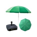 Set parasol + pied de parasol pour le jardin mat�riaux : polyester / acier / polypropyl�ne couleur : ...