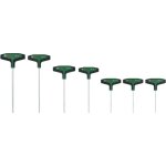 Set tournevis torx manche t bosch 7 pi�ces r�f. 1600a039j2 vert tiges s2 100 mm
