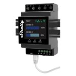 Shelly pro dual cover / shutter pm groupe �lectrog�ne noir