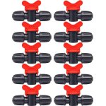 Shiba - 10 pices vanne commutateur d'irrigation goutte tube d'irrigation pe 16 mm raccords verrouillage ...