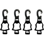 Shiba - patented pinces  gants, clip de gants de travail, accrocher au pantalon, 4 pieces black[1320] ...