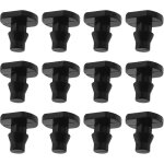 Shiliu - 100pcs 1 / 4 pouce goutte  goutte irrigation fin bouchons tuyau d'arrosage end stop plug connecteur ...