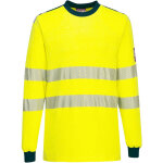 T - shirt hi - vis flamme r�sistant wx3 jaune / marine 2xl
