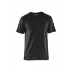 T - shirt de travail respirant 100% coton uni 3525 - noir - xl blaklader
