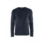 T - shirt de travail côtelé uni à manches longues 3314 - bleu marine foncé - s blaklader T - shirt de travail côtelé uni à manches longues 3314 - bleu marine foncé - s blaklader