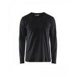 T - shirt de travail uni � manches longues 3500 100% coton - noir - xl blaklader