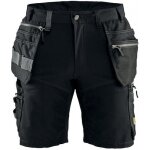 Short de travail artisan stretch avec poches flottantes 1598 - noir - taille 40 blaklader