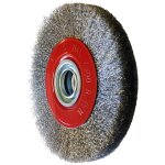 Sidamo - brosse circulaire pour touret d. 150mm fils ondulés inox Sidamo - brosse circulaire pour touret d. 150mm fils ondulés inox