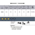 Sidamo - disque diamant expert ba d. 300x25, 4xh 10mm