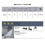 Sidamo - disque diamant expert b�ton d. 300x25, 4x10mm