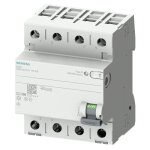 Siemens interrupteur diff�rentiel 25a 4p 300ma k type b 5sv36424
