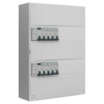 Siemens - tableau 2 rang�es pr� - �quip� 1 inter. diff. 63a + 1 inter. diff. 40a + 8 disjoncteurs