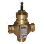 Siemens vanne soupape 3 voies dn40, corps bronze rf. vxg41. 4001