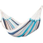 La siesta caribena aqua blue - hamac classique simple en coton