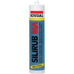 Silirub ma - mastic silicone sp�cial neutre - soudal - cartouche de 310 ml gris marbre