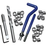 Silverline 347853 coffret de rparation des taraudages de type helicoil m8 x 1, 25 mm