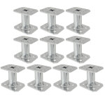 Simpson strong tie - lot de 10 pieds de poteau de petite dimension ppmini70
