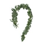 Simulation du cuir chevelu d'eucalyptus en rotin pour la dcoration de la maison, plante verte, exposition ...