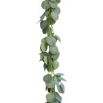 Simulation du cuir chevelu d'eucalyptus en rotin pour la dcoration de la maison, plante verte, exposition ...