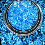 Simulation de gteau de glace, 100 pices, fournitures festives, dcoration, faux cube, acrylique, plastique, ...