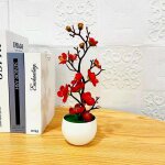 Simulation d'hiver de style chinois avec pot de fleur, adaptée au salon, a l'armoire et a la décoration ... Simulation d'hiver de style chinois avec pot de fleur, adaptée au salon, a l'armoire et a la décoration ...