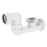 Siphon de baignoire pvc avec bouchon - valentin - 56120000100