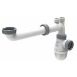 Siphon de lavabo d�port� - diam�tre 32 mm - gain de place - connectic valentin