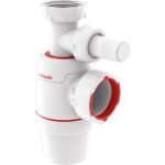 Siphon neo pour �vier 40mm avec raccord pour lave - vaisselle ou machine � laver wirquin