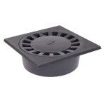 Siphon de sol en pvc gris - 150 x 150 mm - sortie m50 - f40 / 63 - sc456 nicoll Siphon de sol en pvc gris - 150 x 150 mm - sortie m50 - f40 / 63 - sc456 nicoll