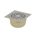 Siphon de sol 100x100 mm sortie verticale sv40 - gebo - 21412 Siphon de sol 100x100 mm sortie verticale sv40 - gebo - 21412