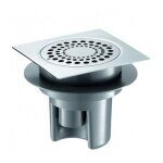 Siphon pour sol carrel� ou b�ton brut 150x150mm delabie