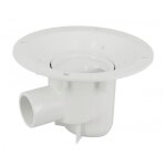 Siphon pour sol souple nu sans grille ni bride - sortie horizontale �40 / 50mm nicoll