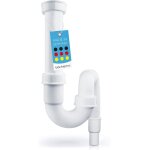 Siphon tubulaire flexible pour evier de cuisine - siphon sans raccordement pour appareil - raccord universel ... Siphon tubulaire flexible pour evier de cuisine - siphon sans raccordement pour appareil - raccord universel ...