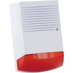Sirene factice extrieure - chacon - non alimente - blanc