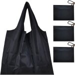 Sjzg - lot de 3 sacs de courses pliables et rutilisables - 5048cm, fourre - tout avec pochette attache ...