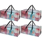 Sjzg - lot de 4 sac de déménagement 87l extra larges avec poignées et fermeture eclair, sac de rangement ... Sjzg - lot de 4 sac de déménagement 87l extra larges avec poignées et fermeture eclair, sac de rangement ...