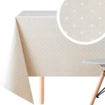 Sjzg - jolie nappe pvc motif a pois beige - toile cirée petit pois ivoire blanc carrée 140x140 cm facile ... Sjzg - jolie nappe pvc motif a pois beige - toile cirée petit pois ivoire blanc carrée 140x140 cm facile ...