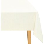 Sjzg - nappe aspect lin lavable nappe de table anti - tche protection de table nappe exterieur impermable ...