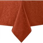 Sjzg - nappe automne rectangulaire 300x150 cm anti tache orange jacquard nappe extrieurs rsistant a ...