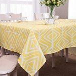 Sjzg - nappe carre lavable en tissu oxford impermable facile d'entretien, dcoration de table pour ...