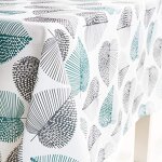 Sjzg - nappe carre lavable en tissu oxford impermable facile d'entretien, dcoration de table pour ...