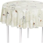 Sjzg - nappe lavable au mètre - ronde (bord coupé) - motif feuilles et fougères - imperméable - idéale ... Sjzg - nappe lavable au mètre - ronde (bord coupé) - motif feuilles et fougères - imperméable - idéale ...