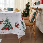 Sjzg - nappe de nol - lavable - nappe de nol - nappe de nol - nappe de jardin - de forme ronde, ovale ...