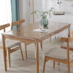 Sjzg - nappe en pvc transparente rectangulaire 0. 13 mm pour d'extrieur jardin et intrieur impermable ...