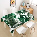 Sjzg - nappe rectangulaire impermable, nappe anti - taches lavable entretien facile, nappe de table ...