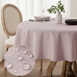 Sjzg - nappe ronde 120 cm de anti tache noel nappe extérieurs impermeable jardin nappe en lin nappe marron ... Sjzg - nappe ronde 120 cm de anti tache noel nappe extérieurs impermeable jardin nappe en lin nappe marron ...