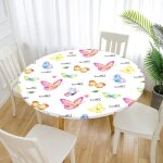 Sjzg - nappes rondes 60 cm, exterieur nappe de table de jardin avec bord elastique, imprimé nappes anti ... Sjzg - nappes rondes 60 cm, exterieur nappe de table de jardin avec bord elastique, imprimé nappes anti ...