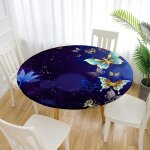 Sjzg - nappes rondes 70 cm, exterieur nappe de table de jardin avec bord elastique, imprimé nappes anti ... Sjzg - nappes rondes 70 cm, exterieur nappe de table de jardin avec bord elastique, imprimé nappes anti ...